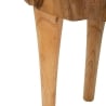 Taburete artesanal de madera de teca estilo étnico natural Kursi Catálogo