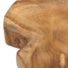 Taburete artesanal de madera de teca estilo étnico natural Kursi Modelo