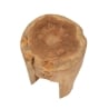 Taburete artesanal de madera de teca estilo étnico Stold Rebajas