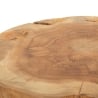 Taburete artesanal de madera de teca estilo étnico Stold Stock