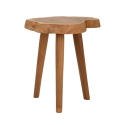 Taburete artesanal de madera de teca natural estilo étnico Budut Elección