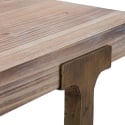 Mesa cuadrada 80x80cm de madera y metal estilo industrial Ankara Catálogo