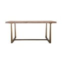 Mesa de comedor de madera y metal 90x180 cm estilo industrial Ankara Oferta