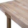 Mesa de comedor de madera y metal 90x180 cm estilo industrial Ankara Descueto