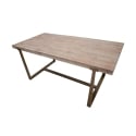 Mesa de comedor de madera y metal 90x180 cm estilo industrial Ankara Catálogo