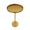 Mesa alta redonda de metal dorado 51x100cm Doha Promoción
