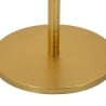 Mesa alta de metal dorado diseño moderno 41x80cm Doha Descueto