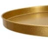 Mesa alta de metal dorado diseño moderno 41x80cm Doha Catálogo