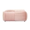 Puff banco diseño moderno trenzado en terciopelo 90x45x45 cm Softy Precio