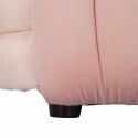 Puff banco diseño moderno trenzado en terciopelo 90x45x45 cm Softy 
