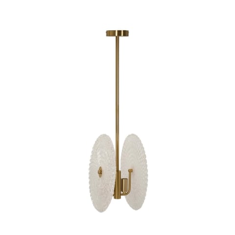 Lámpara de techo de metal dorado con pantallas de vidrio decorado Glass Promoción