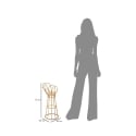 Soporte para macetas de metal y ratán estilo boho chic Panama Tower Catálogo
