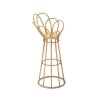 Soporte para macetas de metal y ratán estilo boho chic Panama Tower Promoción