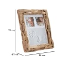 Marco para fotos rectangular de madera de mesa 26x32 cm Nature Catálogo