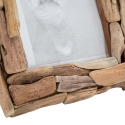 Portafotos de madera rectangular 21x26 cm Nature Rebajas