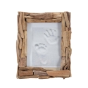Portafotos de madera rectangular 21x26 cm Nature Oferta