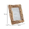Portafotos de madera rectangular 21x26 cm Nature Catálogo