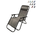 Silla tumbona de playa y jardín reclinable y plegable Rio Promoción