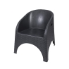 Sillón de exterior de plástico efecto ratán Pachà Promoción