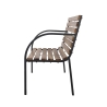 Banco de madera de abeto y acero 120x58x83 cm Kovek Oferta