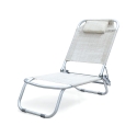 Silla de playa plegable con cojín de aluminio Grecia Descueto