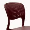 Stock 20 sillas polipropileno de colores apilables Garden Giulietta bar restaurante cafetería 