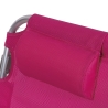 Sillón de playa con cojín y reposabrazos de aluminio Brasil Venta
