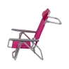 Sillón de playa con cojín y reposabrazos de aluminio Brasil Rebajas