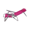 Sillón de playa con cojín y reposabrazos de aluminio Brasil Descueto