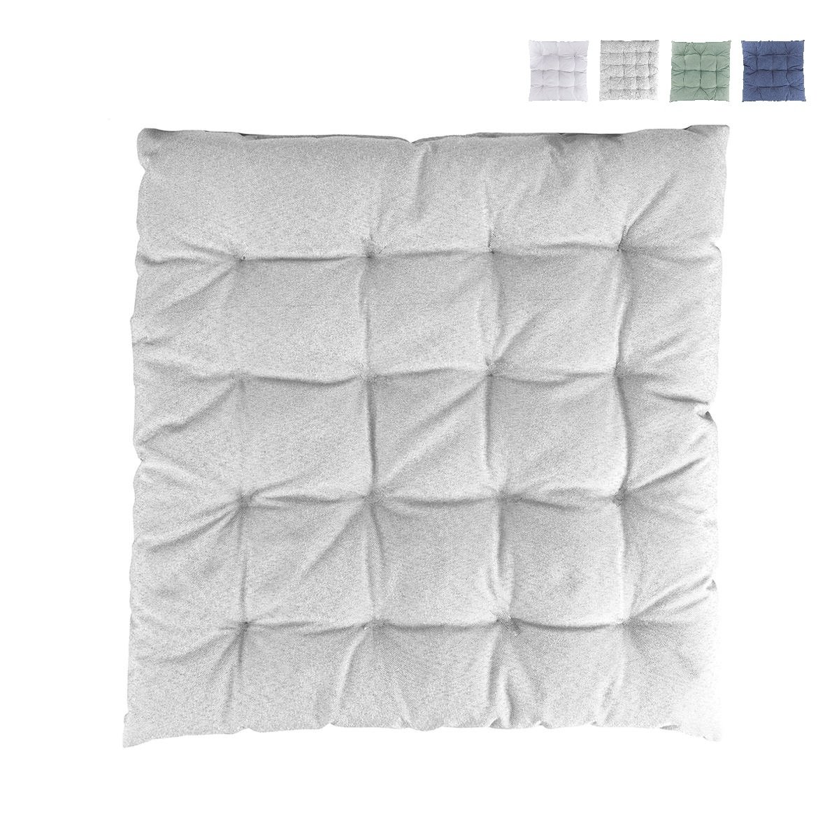 Cuscino sedia outdoor imbottito idrorepellente 50x45cm Omari Descueto Cuscino sedia outdoor imbottito idrorepellente 50x45cm Omari Descueto