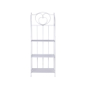 Estantería plegable de hierro con 4 estantes 60,5x28xh.167cm blanca Ravun Oferta