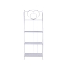Estantería plegable de hierro con 4 estantes 60,5x28xh.167cm blanca Ravun Oferta