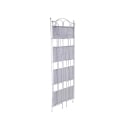 Scaffale 4 ripiani richiudibile in ferro 60,5x28xh.167cm bianco Ravun Stock