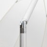 Sombrilla de playa Ø2,4 m de aluminio 16 varillas inclinable Shangai Oferta