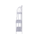 Scaffale 3 ripiani richiudibile in ferro 60,5x28xh.127cm bianco Karnel Rebajas