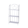 Scaffale 3 ripiani richiudibile in ferro 60,5x28xh.127cm bianco Karnel Promoción
