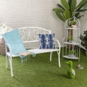Angoliera 3 ripiani richiudibile in ferro 49x33xh.127cm bianco Veska Venta