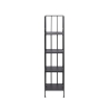 Estantería exterior plegable slim de 4 estantes en hierro forjado Nuvia Descueto