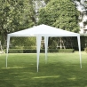 Gazebo 3x3 idrorepellente montaggio rapido con kit bianco Tropico Venta