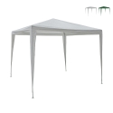 Gazebo 3x3 idrorepellente montaggio rapido con kit bianco Tropico Promoción