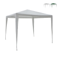 Gazebo 3x3 idrorepellente montaggio rapido con kit bianco Tropico Promoción