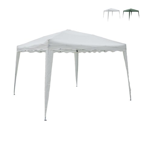 Gazebo estensibile verde 3x3 in alluminio richiudibile Rapido Promoción