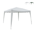 Gazebo estensibile verde 3x3 in alluminio richiudibile Rapido Promoción