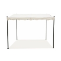 Gazebo veranda impermeable 3x2,5m de hierro color crudo Sarnok Oferta