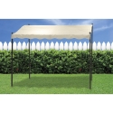 Gazebo veranda impermeable 3x2,5m de hierro color crudo Sarnok Rebajas