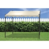 Gazebo a veranda idrorepellente 3x2,5m in ferro ecrù Sarnok Rebajas