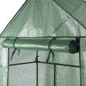 Invernadero de caseta para plantas con 4 estantes y cubierta protectora Branik Oferta
