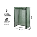 Invernadero para balcón 100x50x150cm con cubierta protectora Erona Elección