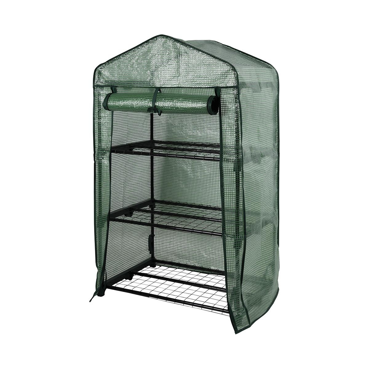 Invernadero para plantas de balcón con 3 estantes y cubierta protectora Tivar Promoción Invernadero para plantas de balcón con 3 estantes y cubierta protectora Tivar Promoción