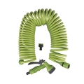 Manguera de jardín flexible en espiral 12m con pistola Power Promoción